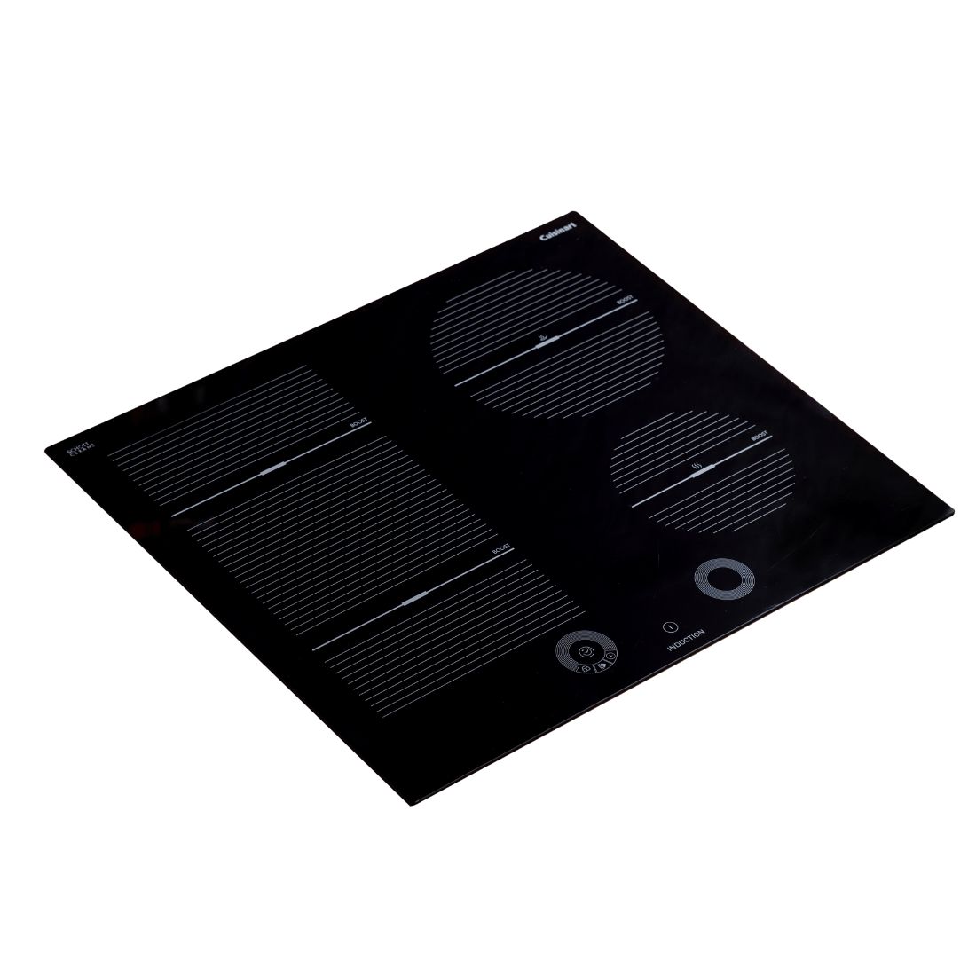 Cooktop de indução Cuisinart Arkton 4 Zonas 60cm em vitrocerâmico preto com 4 zonas, controle touch e design embutir moderno