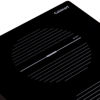 Cooktop Dominó de indução Cuisinart Arkton 2 Zonas 30cm em vidro black com duas zonas de aquecimento touch e função booster