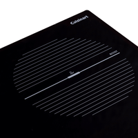 Cooktop de indução Cuisinart Arkton 4 Zonas 60cm em vitrocerâmica preta, 4 zonas touch com função booster e acabamento moderno