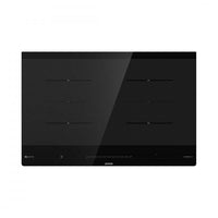 Cooktop de Indução Gorenje 4 Zonas 80cm em vitrocerâmico preto, painel touch, design embutir e acabamento minimalista