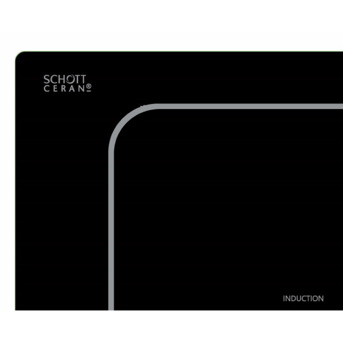 Cooktop Dominó de indução Tecno 2 zonas 30cm - cooktop de indução italiano em vitrocerâmico Schott Ceran preto com painel touch frontal