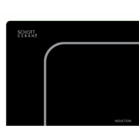 Cooktop Dominó de indução Tecno 2 zonas 30cm - cooktop de indução italiano em vitrocerâmico Schott Ceran preto com painel touch frontal