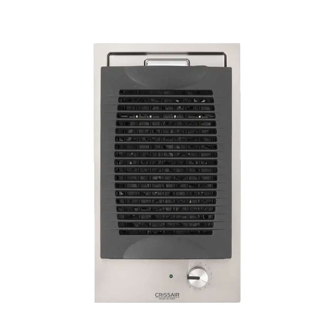 Cooktop Dominó Barbecue CrissAir Elétrico Inox 30cm com grelha para grelhar alimentos.
