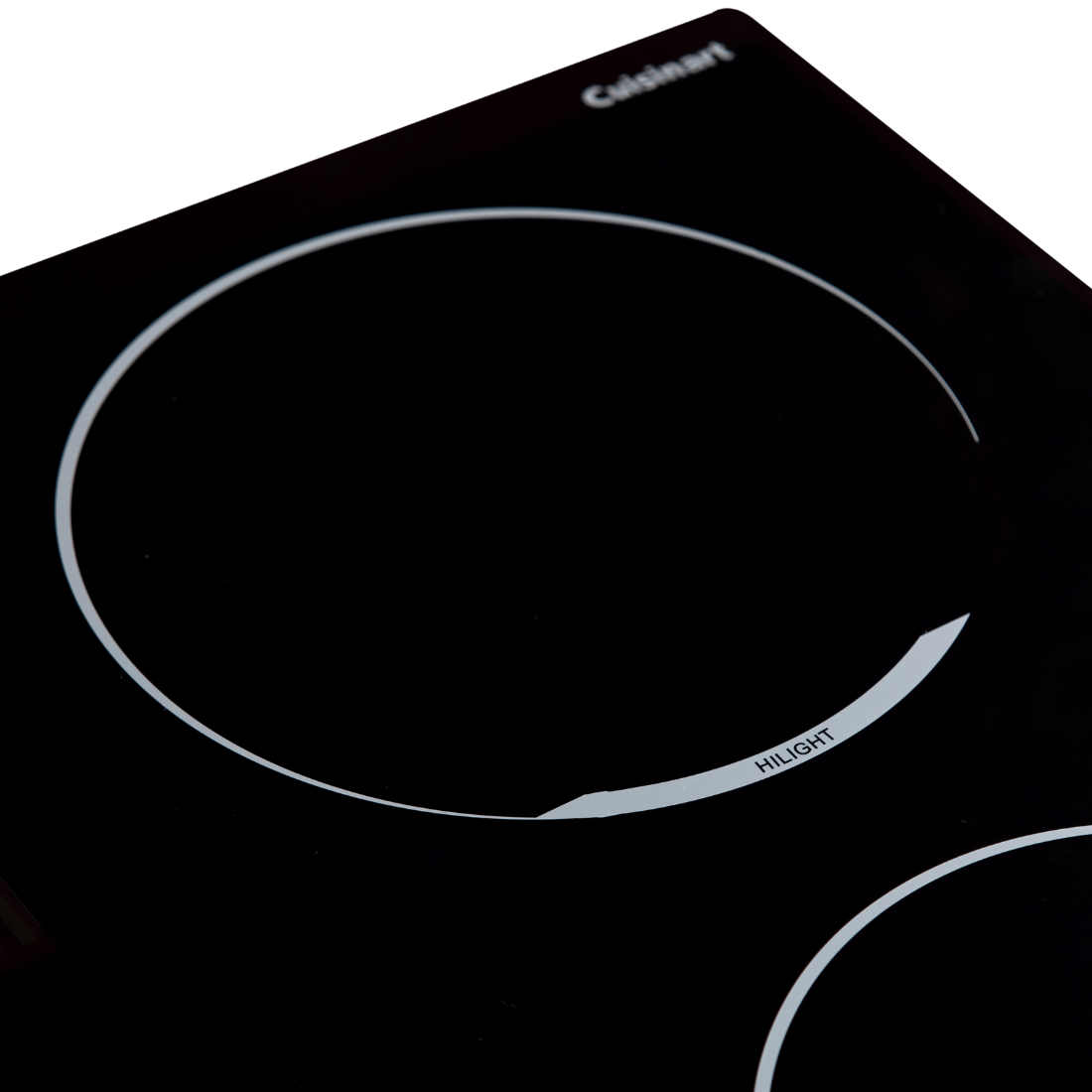 Cooktop Dominó Cuisinart Arkton 2 Zonas 30cm cooktop elétrico preto vitrocerâmico com painel touch e duas zonas circulares