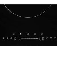 Cooktop Evol Indução 5 zonas vitrocerâmico 90cm preto com painel touch e indicadores de potência