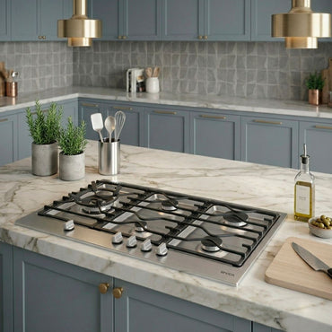 Cooktop Evol a Gás Riva 5 Bocas Inox 90cm