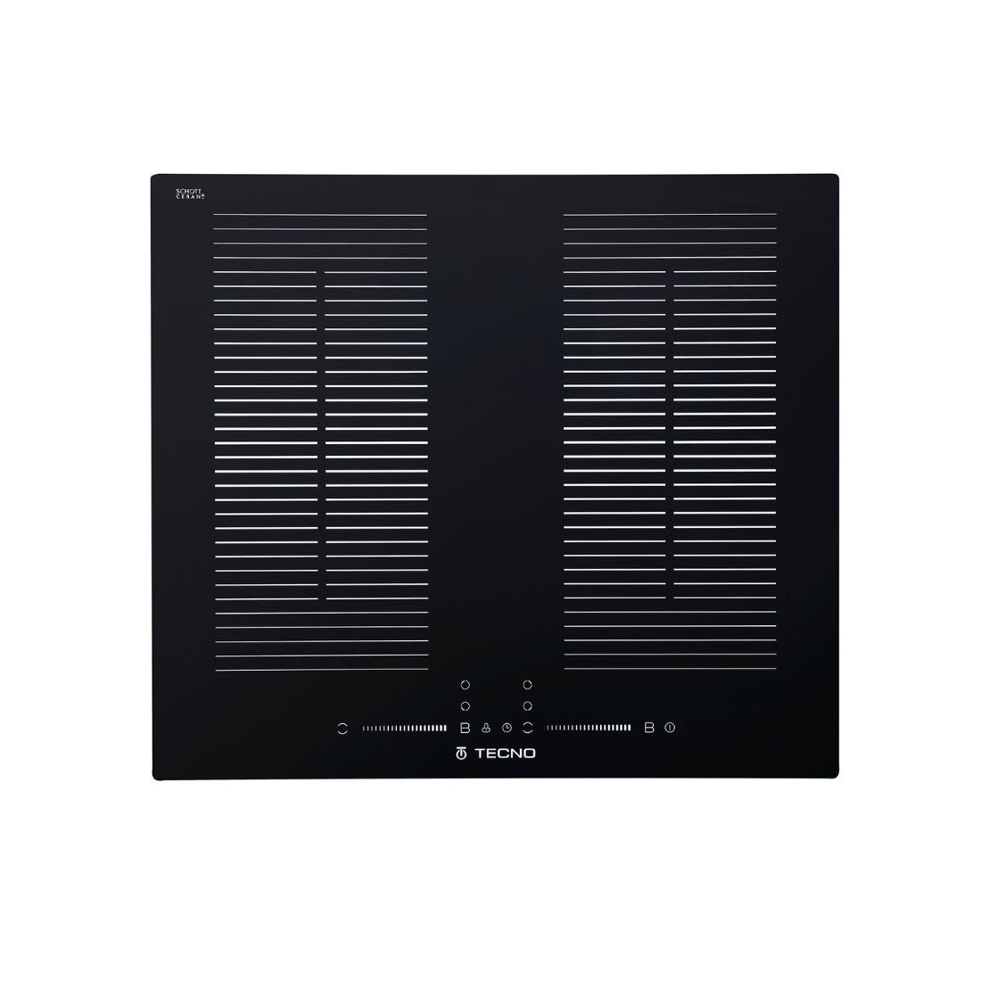 Cooktop de Indução Tecno 4 Zonas Black Matte Fosco 60cm