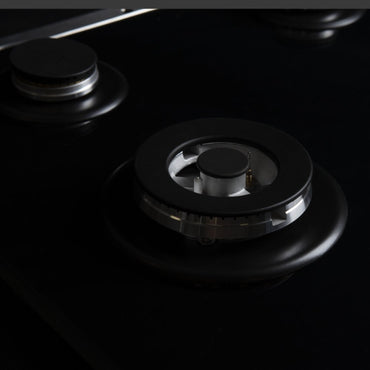 Cooktop a Gás Cuisinart Arkton Advanced 5 Bocas Vidro Preto Painel Digital 86cm