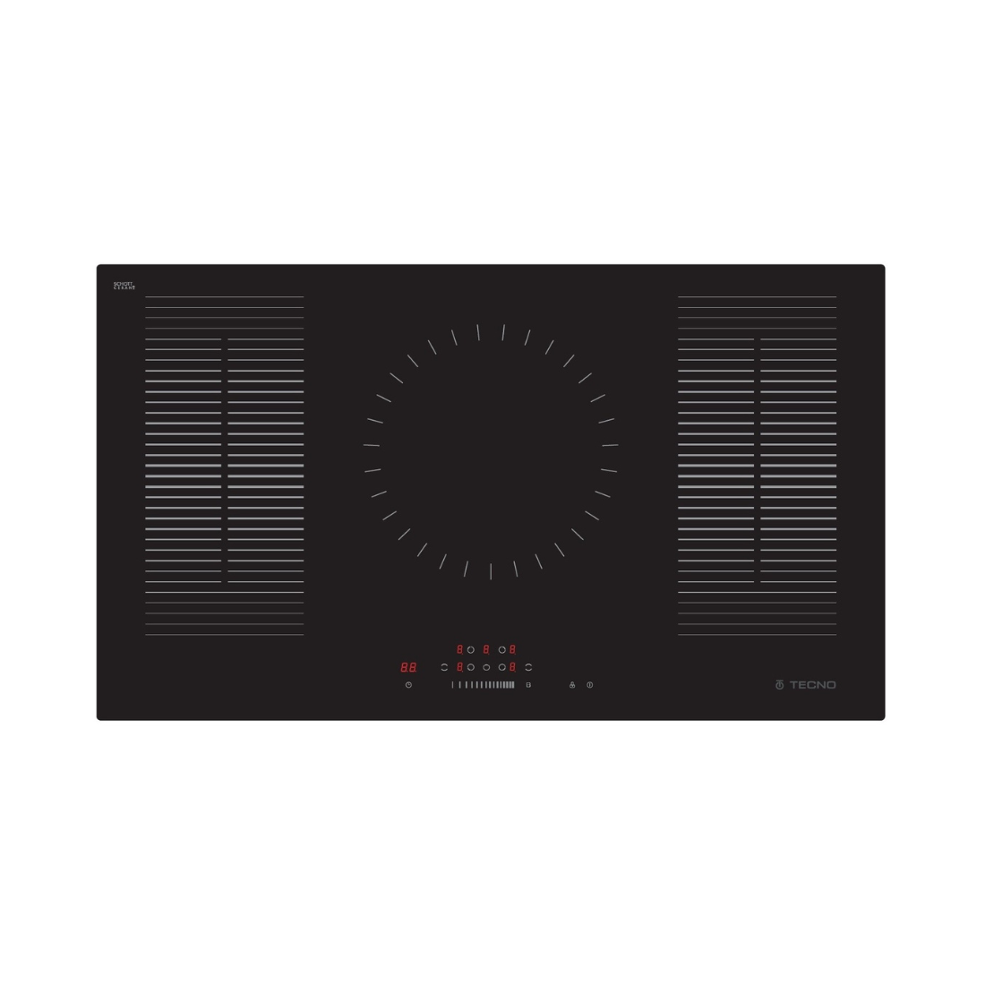 Cooktop Tecno Original Indução Elétrico 5 Zonas 90cm