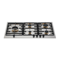 Cooktop Filotop Original a Gás 5 Bocas Inox 90cm 220V
