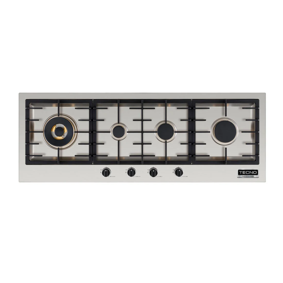 Cooktop Tecno Professional a Gás 4 Bocas Inox 110cm 220V