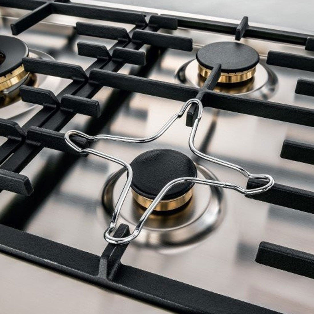Cooktop Filotop Vintage a Gás 5 Bocas Inox 75cm 220V