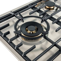 Cooktop Filotop Vintage a Gás 5 Bocas Inox 75cm 220V