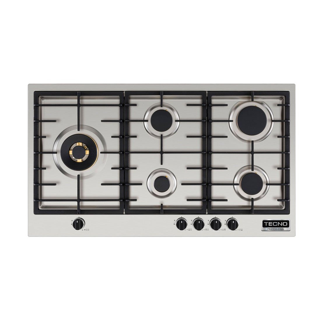Cooktop Tecno Professional a Gás 5 Bocas Inox 90cm 220V