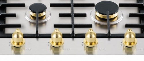Cooktop Filotop Vintage a Gás 5 Bocas Inox 75cm 220V