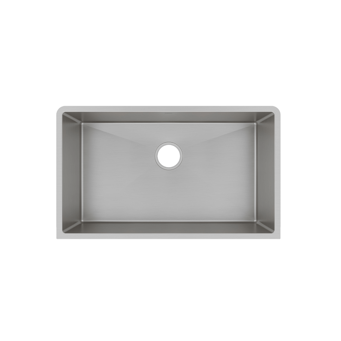 Cuba Mekal Farm Sink Inox Escovado 70cm - Mekal cuba de embutir inox escovado linha reta simples, profundo, design farmhouse com avental frontal