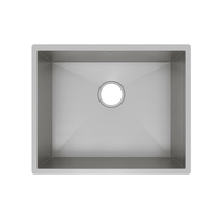 Mekal cuba inox 50cm Cuba em Inox Escovado 50cm Mekal de embutir linha reta escovada simples sem escorredor