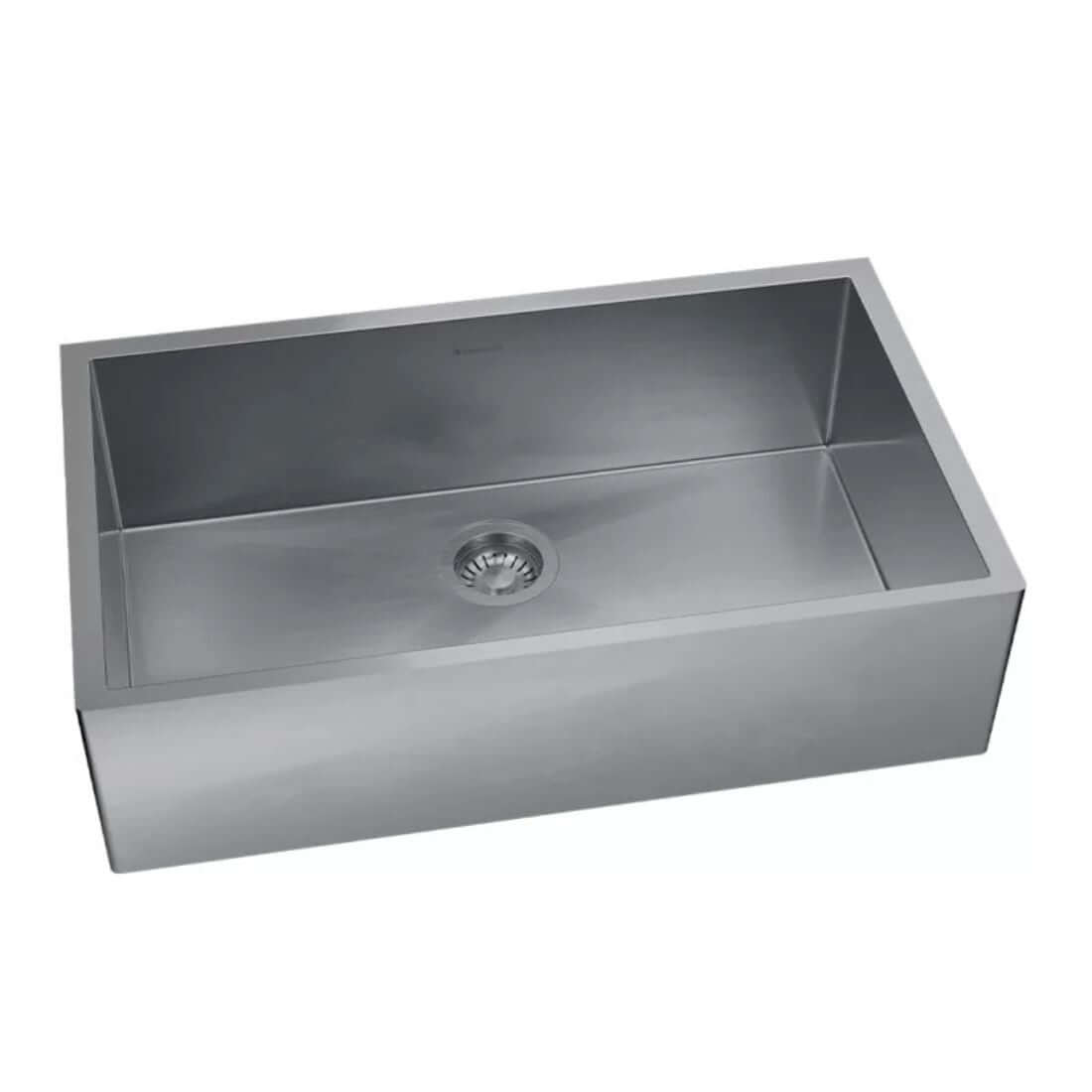 Cuba Debacco Quadratino em aço inox escovado 75cm – cuba de fazenda robusta e moderna