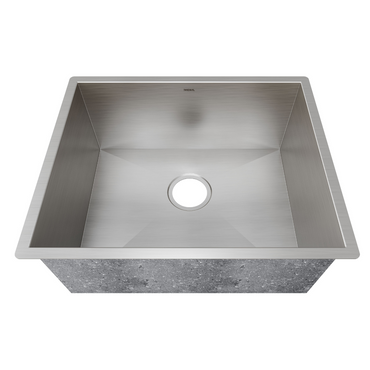 Cuba em Inox Escovado 50cm Mekal