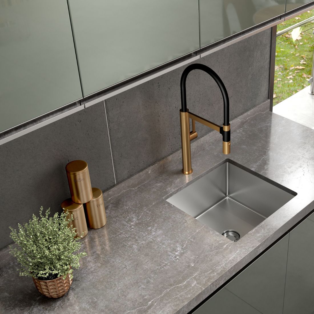 Cuba Debacco Quadratino 40cm de embutir inox escovado, design quadrado, profundidade 200mm, ideal para cozinhas compactas