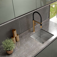 Cuba Debacco Quadratino 40cm de embutir inox escovado, design quadrado, profundidade 200mm, ideal para cozinhas compactas
