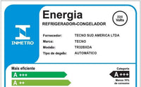 Refrigerador Tecno Bottom Freezer 324 Litros Inox 60cm