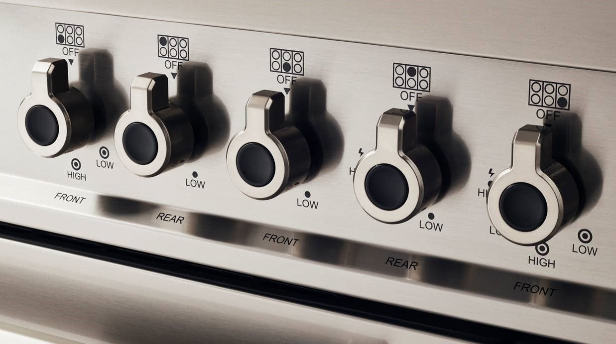 Fogão Bertazzoni Professional 6 Bocas Forno Elétrico Duplo 138 Litros Inox 120cm