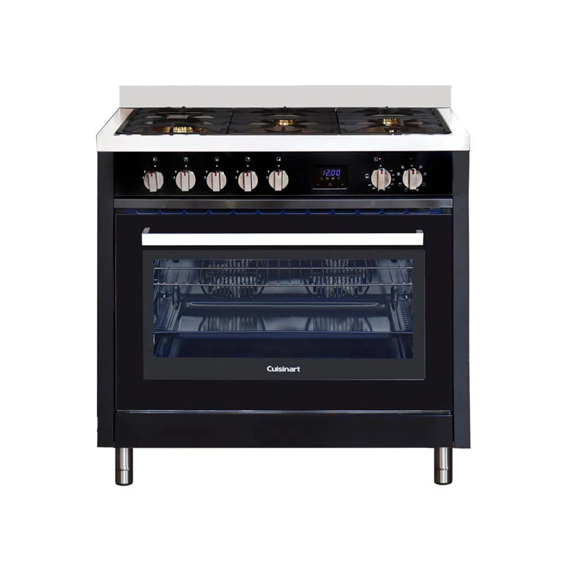 Fogão Cuisinart Arkton 5 Queimadores com Forno Elétrico 105 Litros Inox 90cm 220V