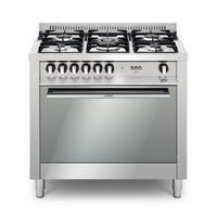 Fogão Lofra New Maxima 5 Bocas Forno a Gás 102 Litros Inox 90cm