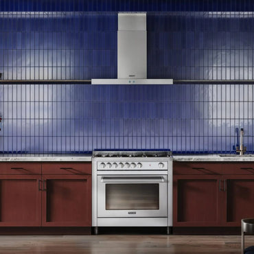 Fogão Tecno Professional 5 Bocas Forno Elétrico 101L Inox 90cm