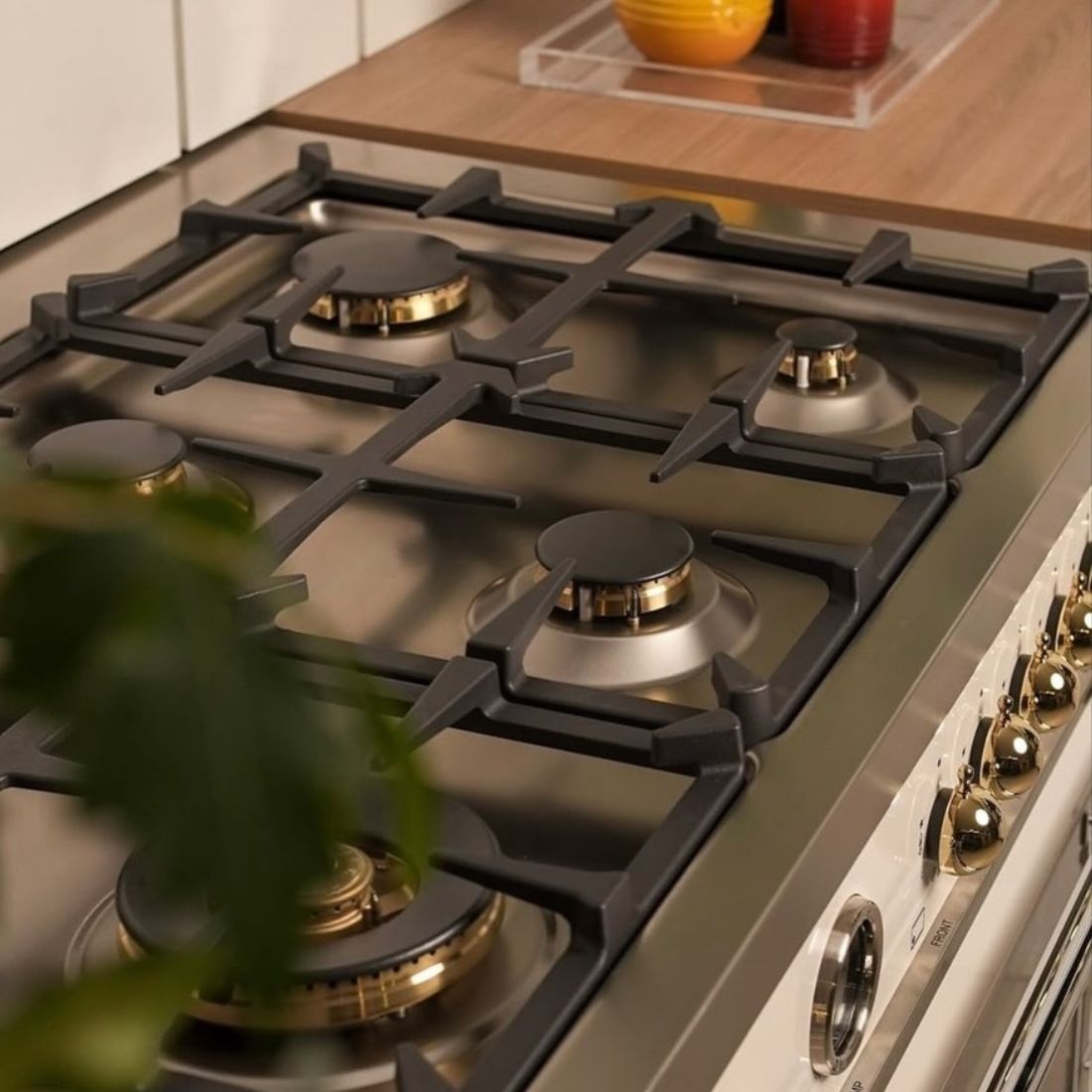 Fogão Bertazzoni Heritage Marfim 90cm 6 Bocas Forno Elétrico 103L