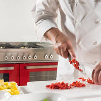 Fogão Bertazzoni Professional Vermelho 120cm 6 Bocas Forno Duplo 138L — fogão profissional de piso inox vermelho 6 bocas com painel e grelhas em ferro fundido