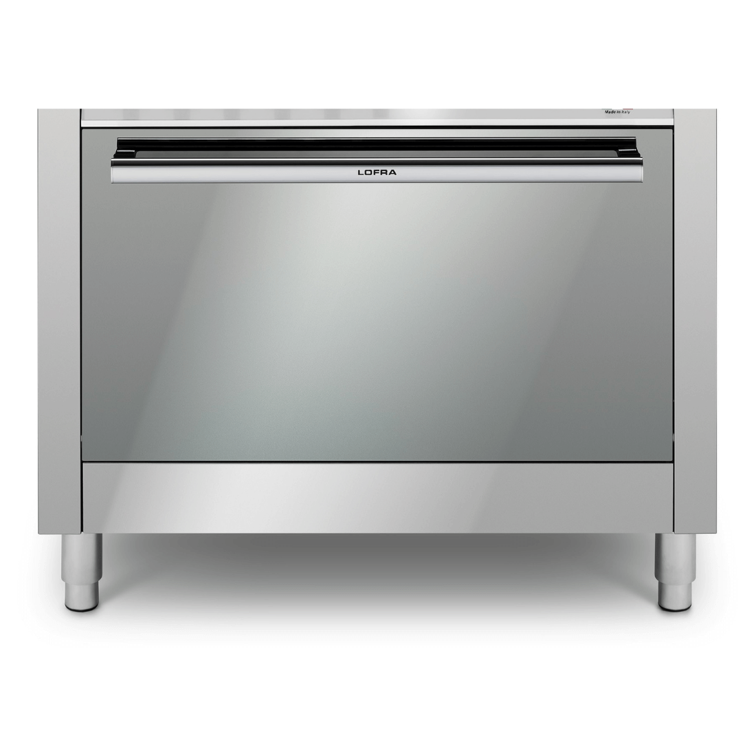 Fogão Lofra New Maxima Inox 90cm 5 Bocas Forno a Gás 102L - fogão de piso inox polido com forno a gás frontal e puxador robusto