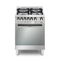 Fogão Lofra New Maxima Inox 60cm 4 Bocas Forno Elétrico 72L - fogão de piso inox 4 bocas com forno elétrico 72L, trempes ferro e painel frontal