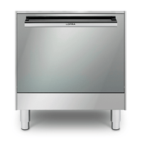 Fogão Lofra New Maxima Inox 60cm 4 Bocas Forno a Gás 72L - fogão de piso inox polido, 4 bocas, puxador inox e design profissional