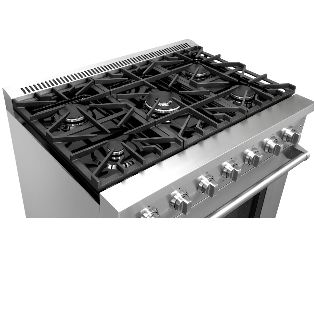 Fogão Evol Potenza 5 bocas inox com queimadores Sabaf e trempes em ferro, forno elétrico 160L e painel cromado