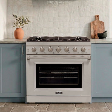 Fogão Evol Potenza 5 Bocas Forno Elétrico 160L Inox 91cm