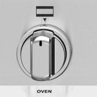 Fogão Bertazzoni Master Inox 90cm 5 Bocas Forno a Gás 169 Litros - botão inox do painel frontal, acabamento escovado e puxador cromado visível