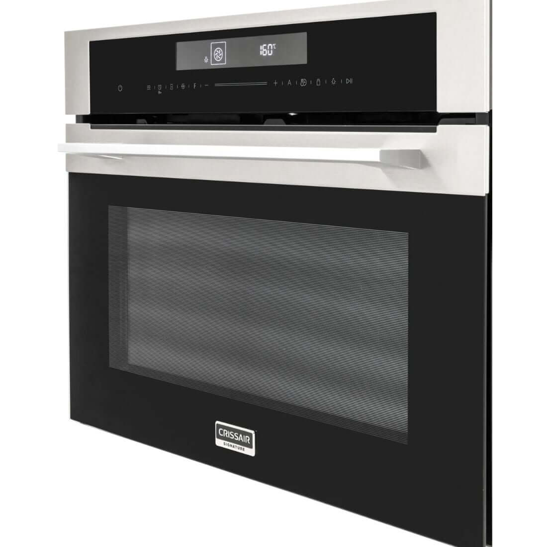 Forno CrissAir Combinado com Micro-ondas 52 Litros Inox 60cm - forno combinado inox embutir com painel digital touch e porta de vidro