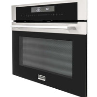 Forno CrissAir Combinado com Micro-ondas 52 Litros Inox 60cm - forno combinado inox embutir com painel digital touch e porta de vidro