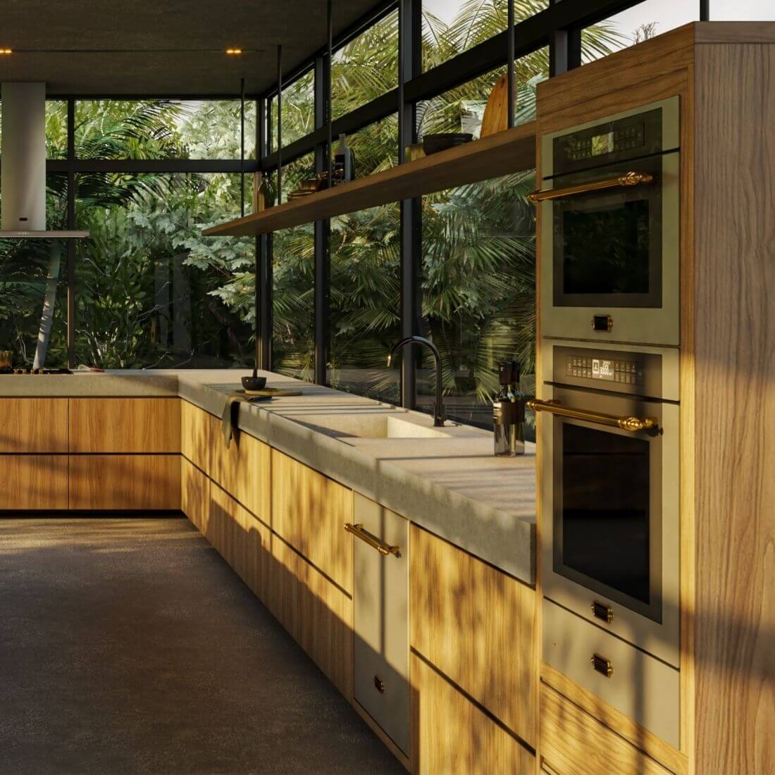 Torre Quente Tecno Vintage Inox 60cm | Forno, Micro e Gaveta: Torre quente com forno combinado inox embutido 38L e gaveta, acabamento inox e vidro