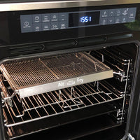 Forno Tecno Vintage Elétrico Air Fry 73 Litros Inox 60cm - forno elétrico inox de bancada com AirFry, porta de vidro e painel digital