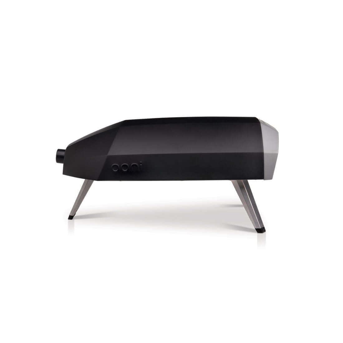 Forno de Pizza Portátil a Gás Ooni Koda 12 na lateral, ideal para cozinhar pizzas rapidamente.
