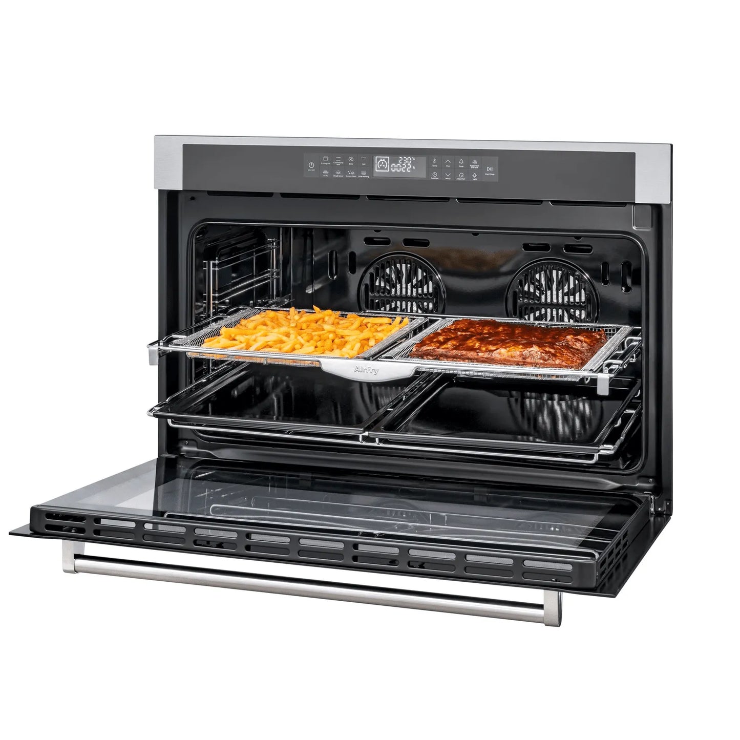 Forno Elétrico Tecno Multifunções Vintage Air Fry 138 Litros Inox 90cm 220V