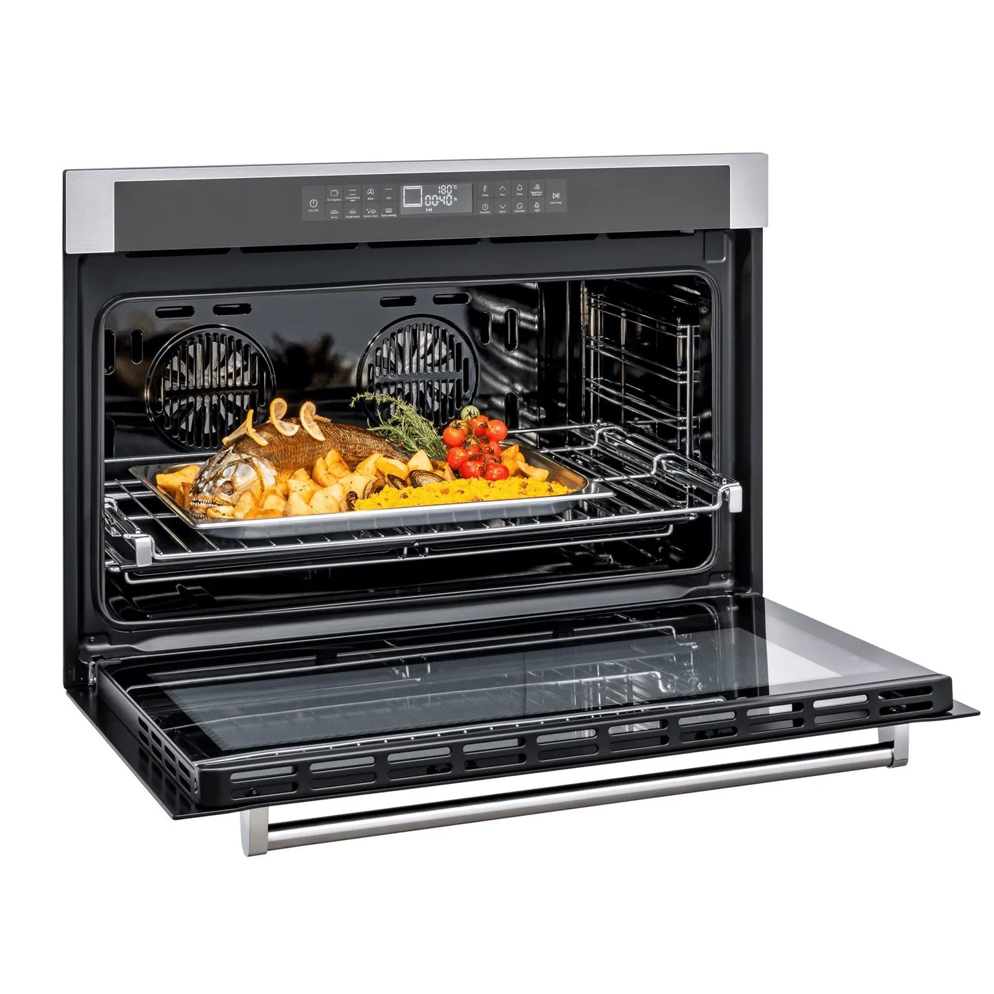 Forno Elétrico Tecno Multifunções Vintage Air Fry 138 Litros Inox 90cm 220V