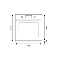 Forno Elétrico a Vapor Bertazzoni Professional 76 Litros Inox 60cm