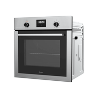 Torre Quente Debacco Zurique Inox 60cm l Forno e Micro: forno combinado de embutir inox com painel digital e maçanetas em inox