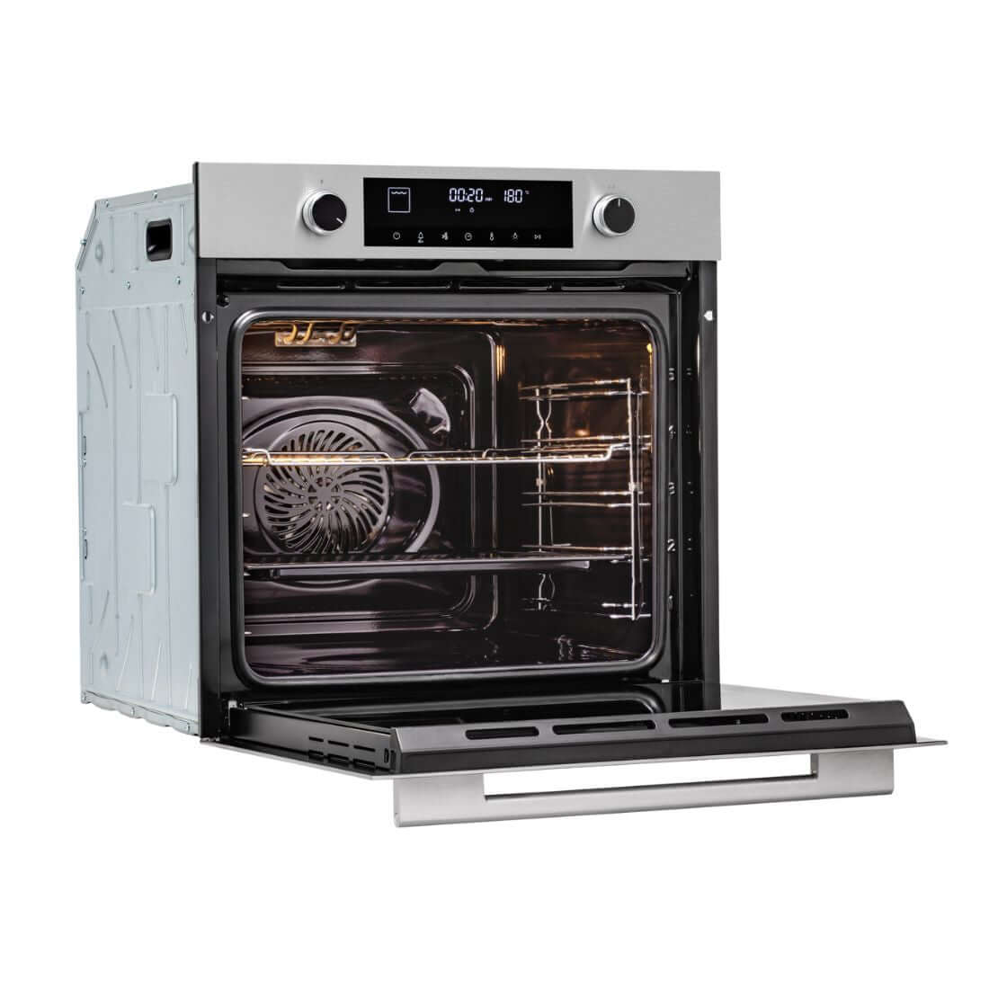Forno Evol Elétrico C13 74 litros inox 60cm embutir com 13 funções, painel touch e vidro triplo