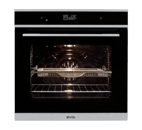 Forno Evol Elétrico IX17 73L preto embutir com Air Fryer, painel digital Wake Up e cesto incluso