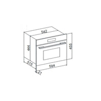 Forno Micro-Ondas Combinado Tecno Original 38 Litros Inox 60cm